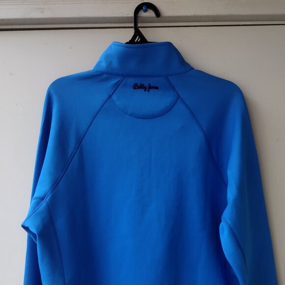 Bobby Jones X-H20 1/4 Zip Sweatshirt Mens Medium Blue  Pullover Golf Performance - Picture 4 of 4